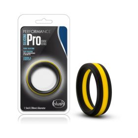 Performance Silicone Go Pro Cock Ring (Option: Black/Gold/Black)