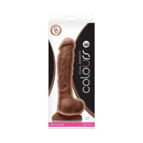 Colours Dual Density 8 in. Dildo (Option: Brown)