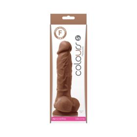 Colours Pleasures 5 in. Dildo (Option: Brown)