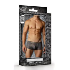 Male Power Croc Foil Mini Pouch Short Grey (Option: Sml)