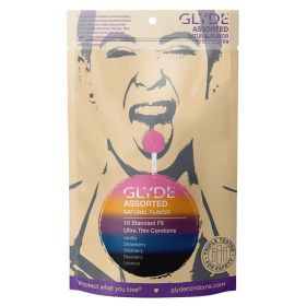 Glyde Ultra Natural Flavor Condom (Option: 10pk Asst)