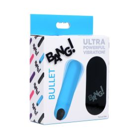 BANG! Vibrating Bullet with Remote Control (Option: Blue)