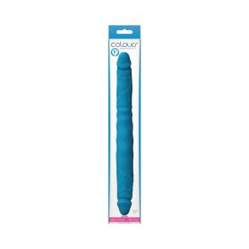 Colours Double Pleasure 12 in. Dual Ended Dildo (Option: Blue)