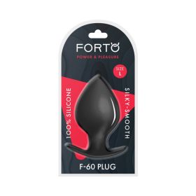 Forto F 60 Spade Silicone Anal Plug (Option: Large Black)