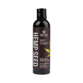 Earthly Body Hemp Massage Oil Beach Daze (Option: 8 oz.)