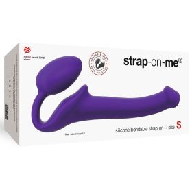 Strap On Me Semi Realistic Bendable Silicone Strap On (Option: Purple S)