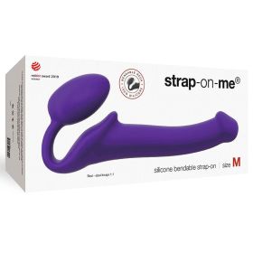 Strap On Me Semi Realistic Bendable Silicone Strap On (Option: Purple M)