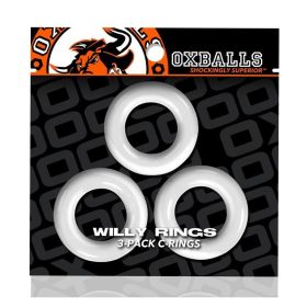 Oxballs Willy Rings 3 Pack Cockrings O/S (Option: White)