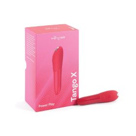 We Vibe Tango X Rechargeable Silicone Intense Bullet Vibrator (Option: Cherry Red)