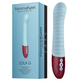 FemmeFunn Lola G Rechargeable Silicone G Spot Vibrator (Option: Light Blue)