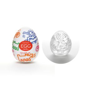 Tenga Keith Haring Egg (Option: Street)