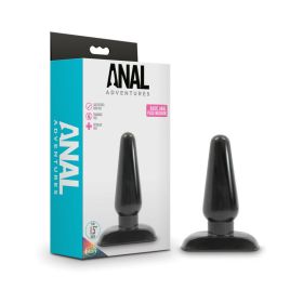 Anal Adventures Basic Anal Plug (Option: Medium Black)