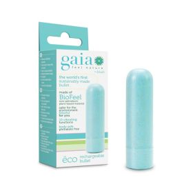 Gaia Eco Rechargeable Bullet Vibrator (Option: Aqua)