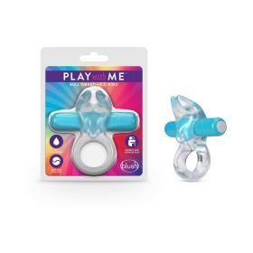 Play with Me Bull Vibrating c ring (Option: Blue)
