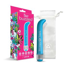 Prints Charming Buzzed 7" G Spot Vibe (Option: Stoner Chick  Blue)