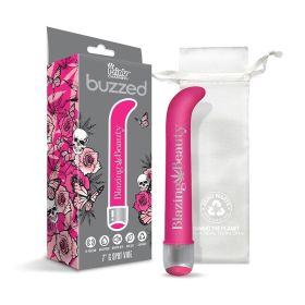 Prints Charming Buzzed 7" G Spot Vibe (Option: Blazing Beauty  Pink)