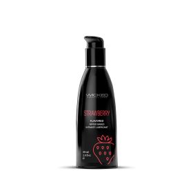 Wicked Aqua Strawberry Water Based Lubricant (Option: 2 oz.)