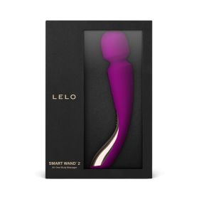 LELO SMART WAND 2 Medium Rechargeable Wand Vibrator (Option: Deep Rose)