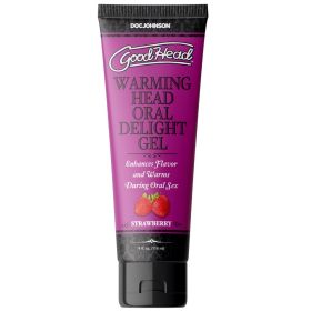 GoodHead Warming Head Oral Delight Gel Strawberry (Option: 4 oz. Bulk)