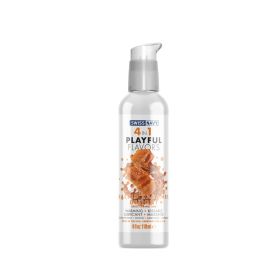 Swiss Navy 4 in 1 Playful Flavors Salted Caramel Delight (Option: 4 oz.)