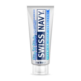 Swiss Navy Slip ''N Slide Premium Jelly Lubricant (Option: 2 oz.)