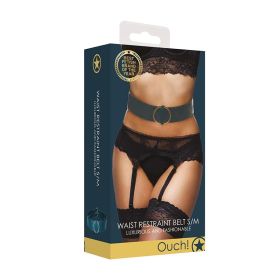 Ouch! Halo Ringed Waist Restraint Belt (Option: Green S/M)