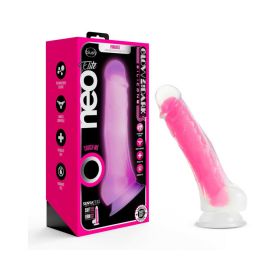 Neo Elite Glow in the Dark Viper 7 in. Dual Density Dildo (Option: Neon Pink)