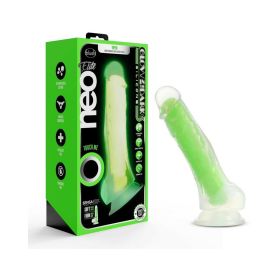 Neo Elite Glow in the Dark Viper 7 in. Dual Density Dildo (Option: Neon Green)