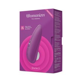 Womanizer Starlet 3 Rechargeable Silicone Compact Pleasure Air Clitoral Stimulator (Option: Violet)