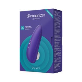 Womanizer Starlet 3 Rechargeable Silicone Compact Pleasure Air Clitoral Stimulator (Option: Indigo)