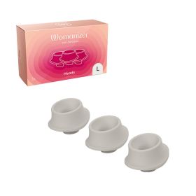 Womanizer 3 Pack Type A Replacement Stimulation Heads (Option: Warm Gray L)
