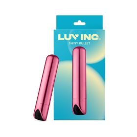 Luv Inc Sb33 Shiny Bullet Rechargeable Vibrator (Option: Light Pink)