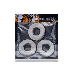OxBalls Fat Willy 3 Pack  Jumbo Cockrings FLEXtpr (Option: Clear)