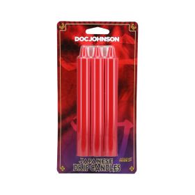 Japanese Drip Candles 3 Pack (Option: Red)