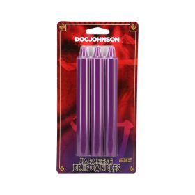 Japanese Drip Candles 3 Pack (Option: Purple)