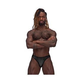 Male Power Barely There Moonshine (Option: Black S/M)