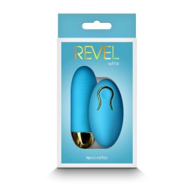 Revel Winx Insertable Bullet with Remote (Option: Blue)
