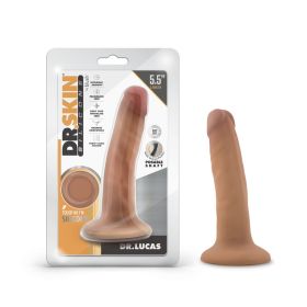 Dr. Skin Silicone Dr. Lucas 5.5 in. Posable Dildo (Option: Tan)