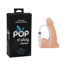 Tantus POP n'' Play Squirting Packer (Option: Cream)