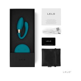 LELO TIANI DUO Rechargeable Dual Stimulation Couples Vibrator With Remote (Option: Ocean Blue)