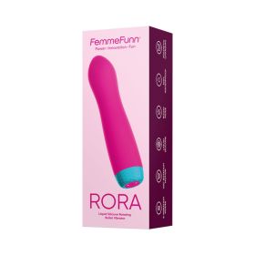 FemmeFunn Rora Rechargeable Silicone Rotating Bullet Vibrator (Option: Pink)
