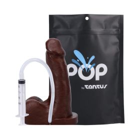 Tantus POP n'' Play Squirting Packer (Option: Espresso (Bag))