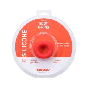 Tantus Buoy c ring (Option: Medium Crimson)