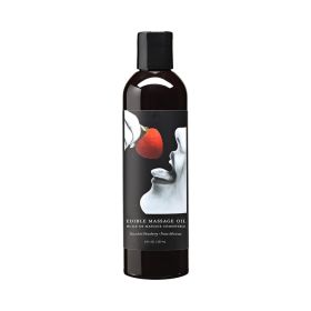 Earthly Body Edible Massage Lotion Strawberry (Option: 8 oz.)