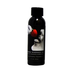 Earthly Body Edible Massage Lotion Strawberry (Option: 2 oz.)