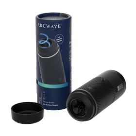 Arcwave Pow Silicone Stroker with Suction Control (Option: Black)