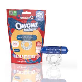 Screaming O 4B OWow Vibrating Cockring (Option: Blueberry)