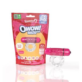 Screaming O 4B OWow Vibrating Cockring (Option: Strawberry)