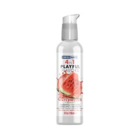 Swiss Navy 4 in 1 Playful Flavors Watermelon (Option: 4 oz.)