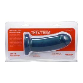 Tantus They/Them 5.5 in. Dildo Soft (Option: Malachite)